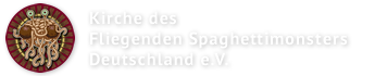 Kirche des Fliegenden Spaghettimonsters Deutschland Logo