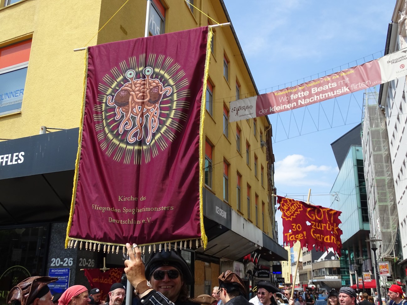 Das Banner des FSM (© Daniela Wakonigg)